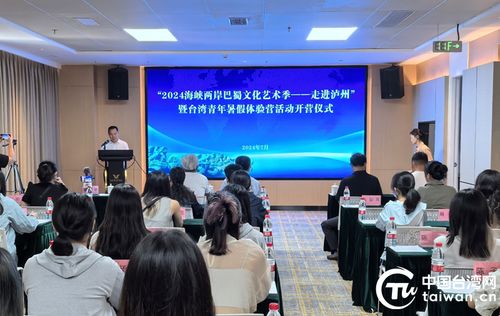 兩岸青年共繪巴蜀情，2024海峽兩岸巴蜀文化藝術(shù)季暨臺灣青年暑假體驗營在瀘州圓滿落幕